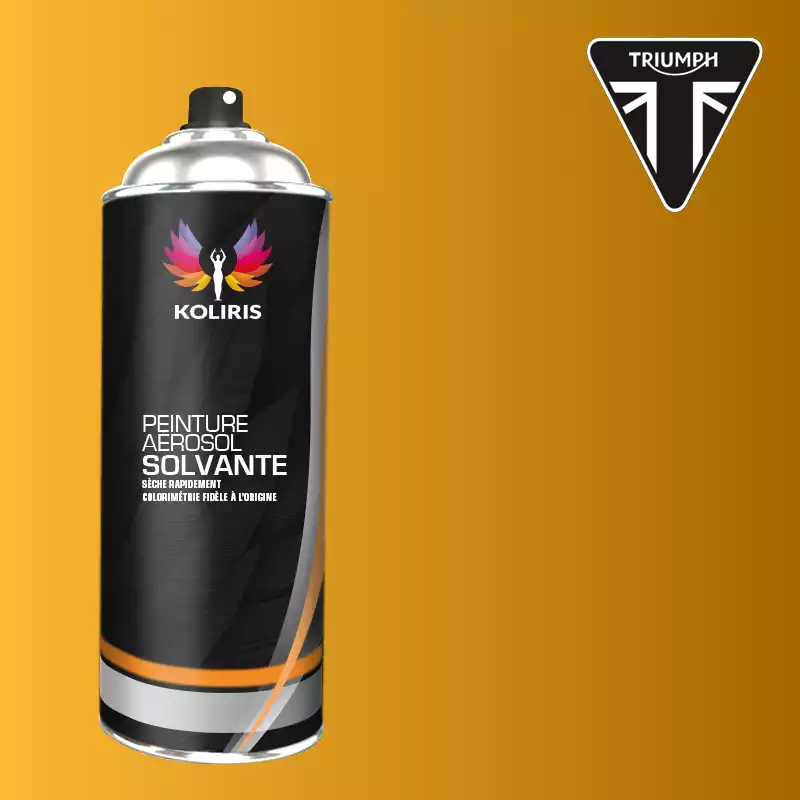 Bombe de peinture moto solvant Triumph Moto 400ml