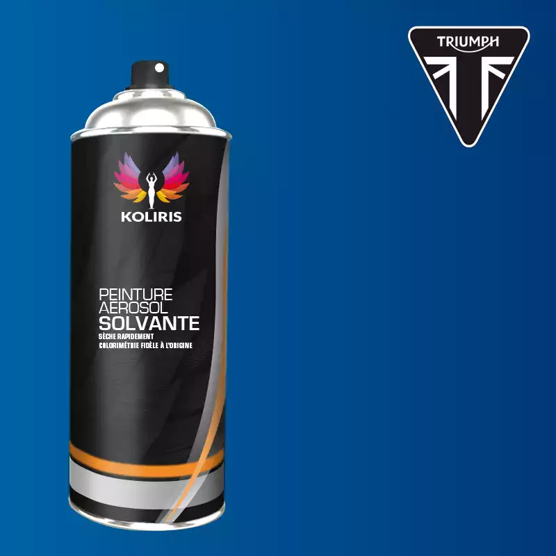 Bombe de peinture moto solvant Triumph Moto 400ml