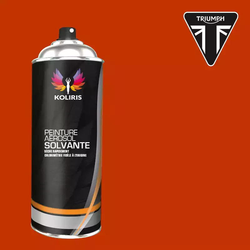 Bombe de peinture moto solvant Triumph Moto 400ml