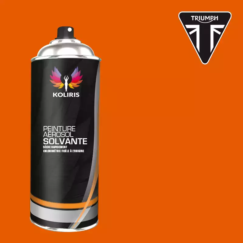 Bombe de peinture moto solvant Triumph Moto 400ml