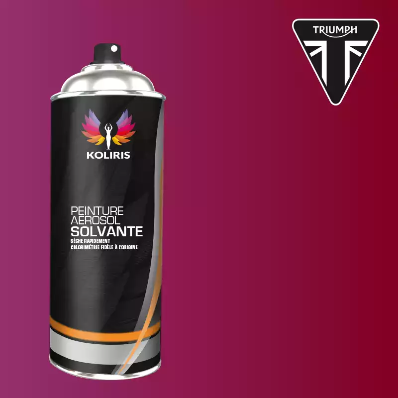 Bombe de peinture moto solvant Triumph Moto 400ml