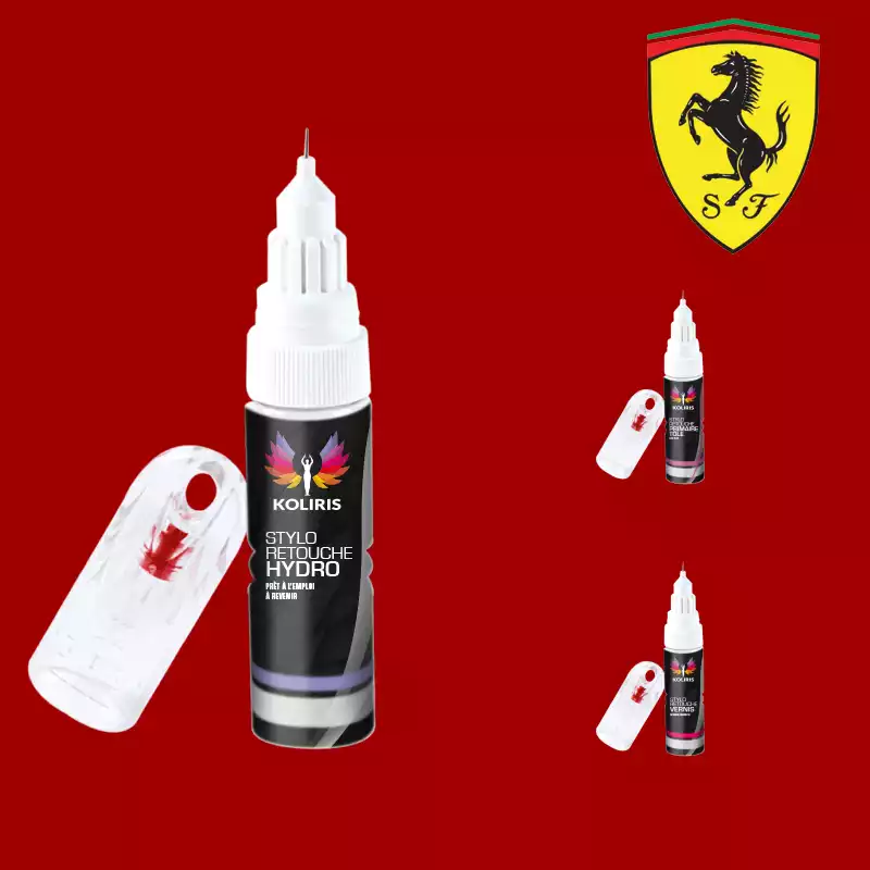 Pack 3 stylos de retouche voiture Ferrari 20ml