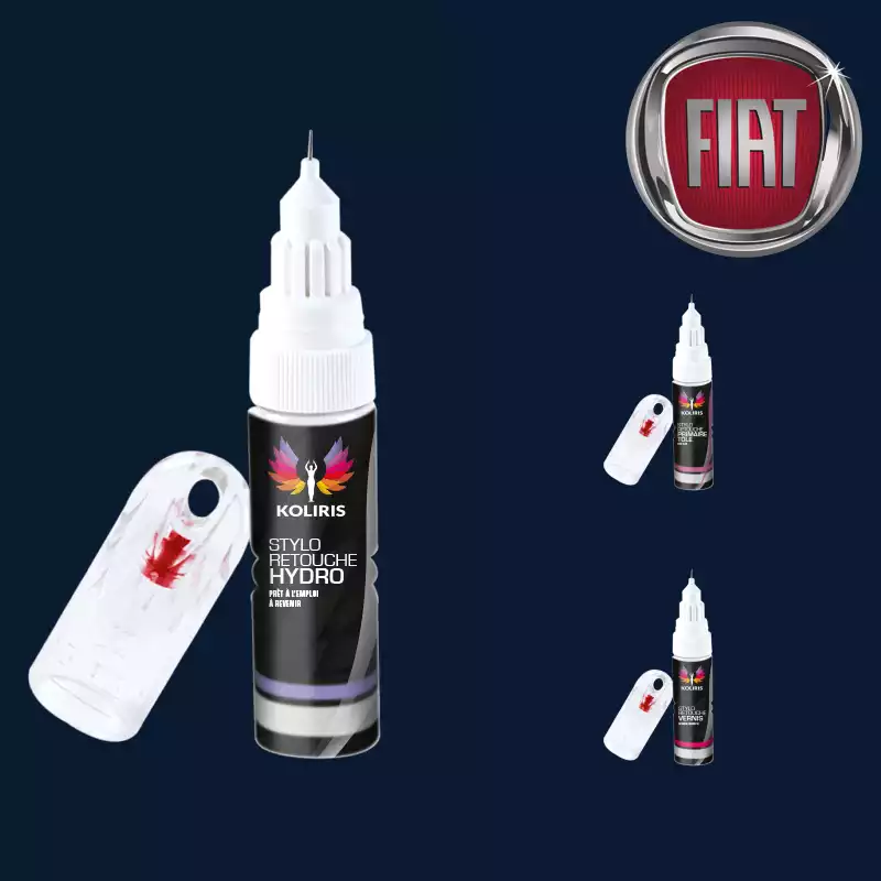 Pack 3 stylos de retouche voiture Fiat 20ml
