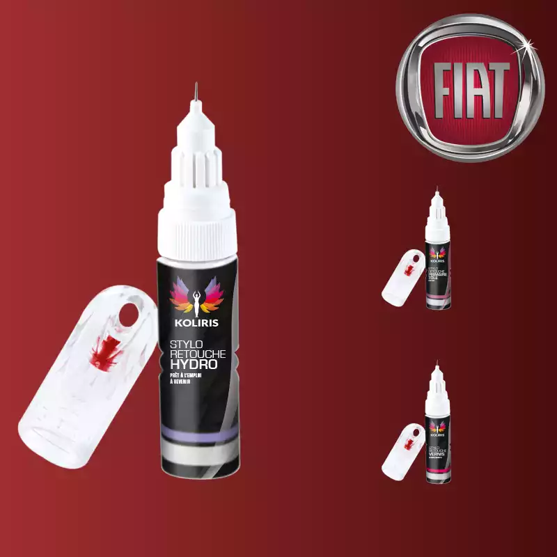 Pack 3 stylos de retouche voiture Fiat 20ml