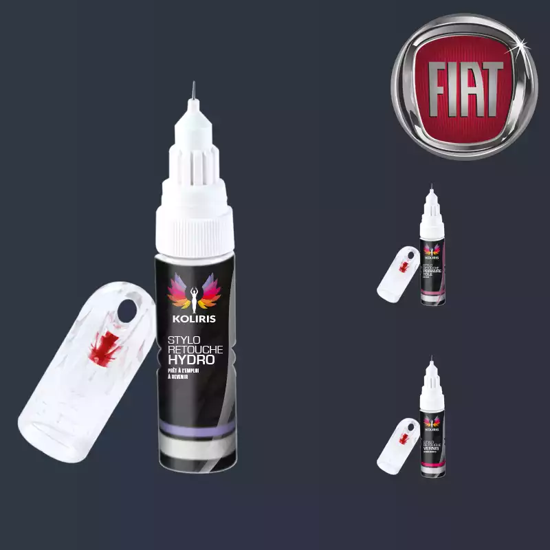 Pack 3 stylos de retouche voiture Fiat 20ml