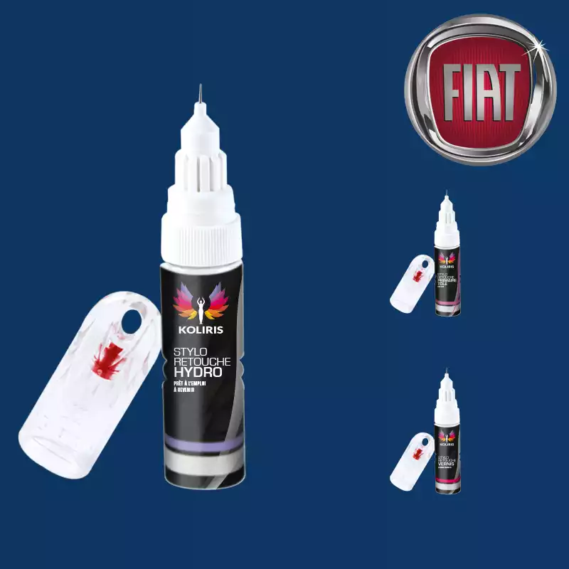 Pack 3 stylos de retouche voiture Fiat 20ml
