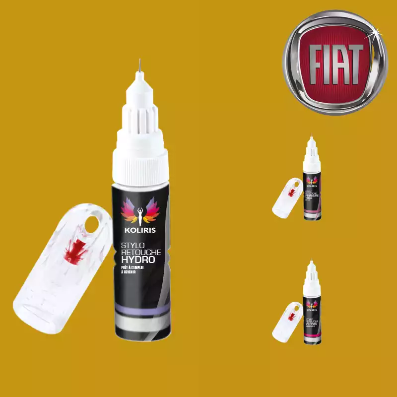 Pack 3 stylos de retouche voiture Fiat 20ml
