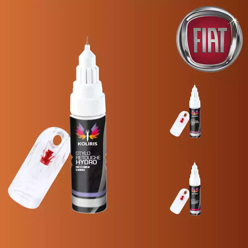 Pack 3 stylos de retouche voiture Fiat 20ml
