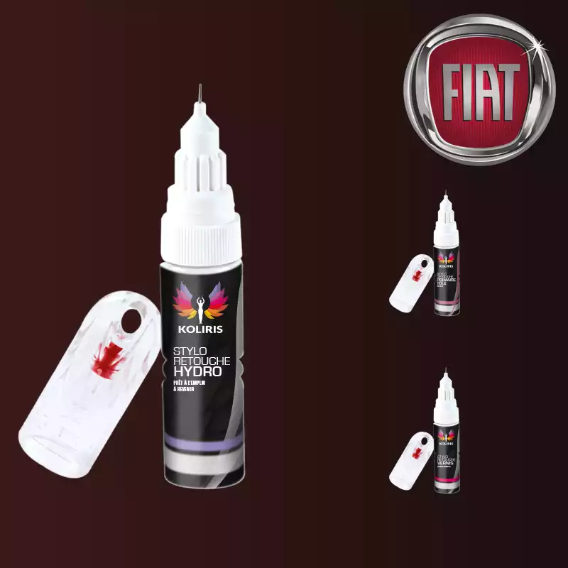 Pack 3 stylos de retouche voiture Fiat 20ml