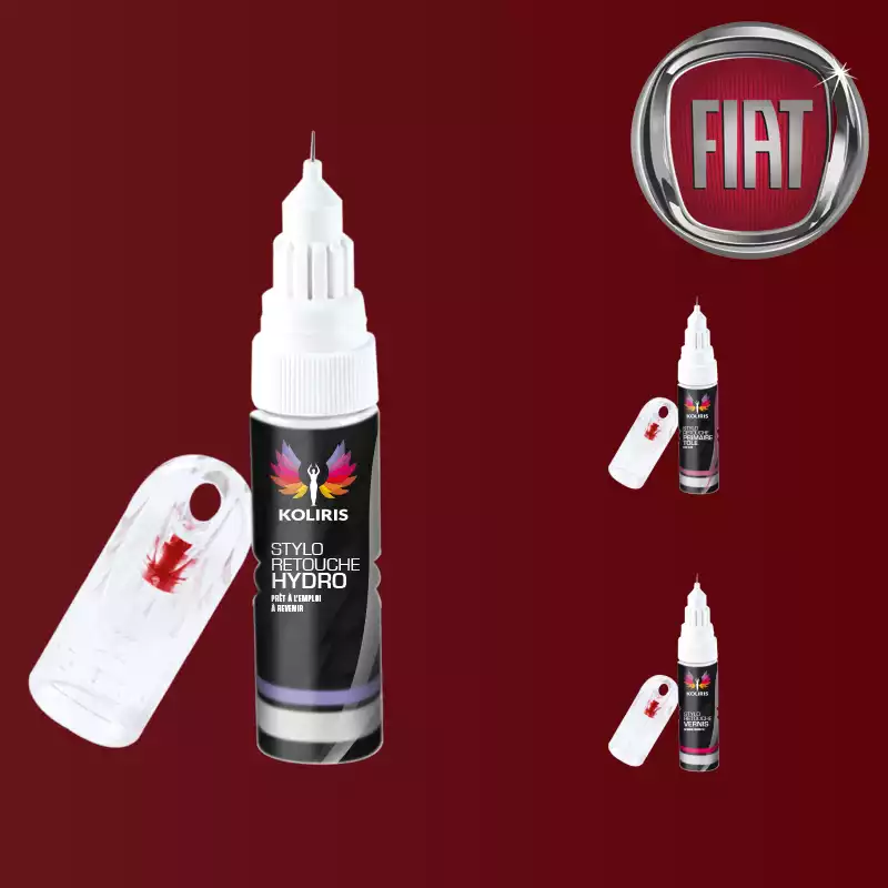 Pack 3 stylos de retouche voiture Fiat 20ml