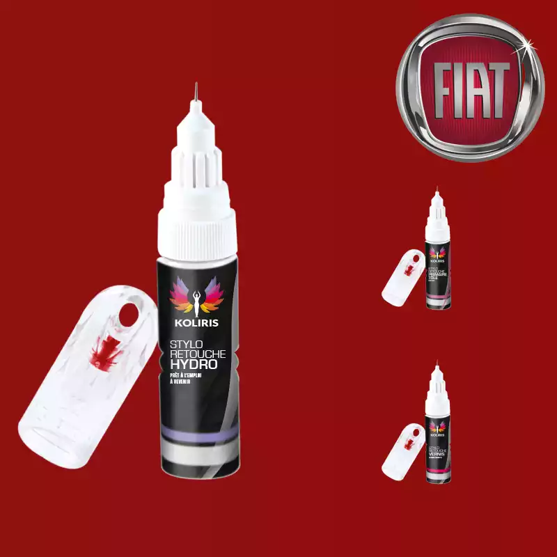 Pack 3 stylos de retouche voiture Fiat 20ml