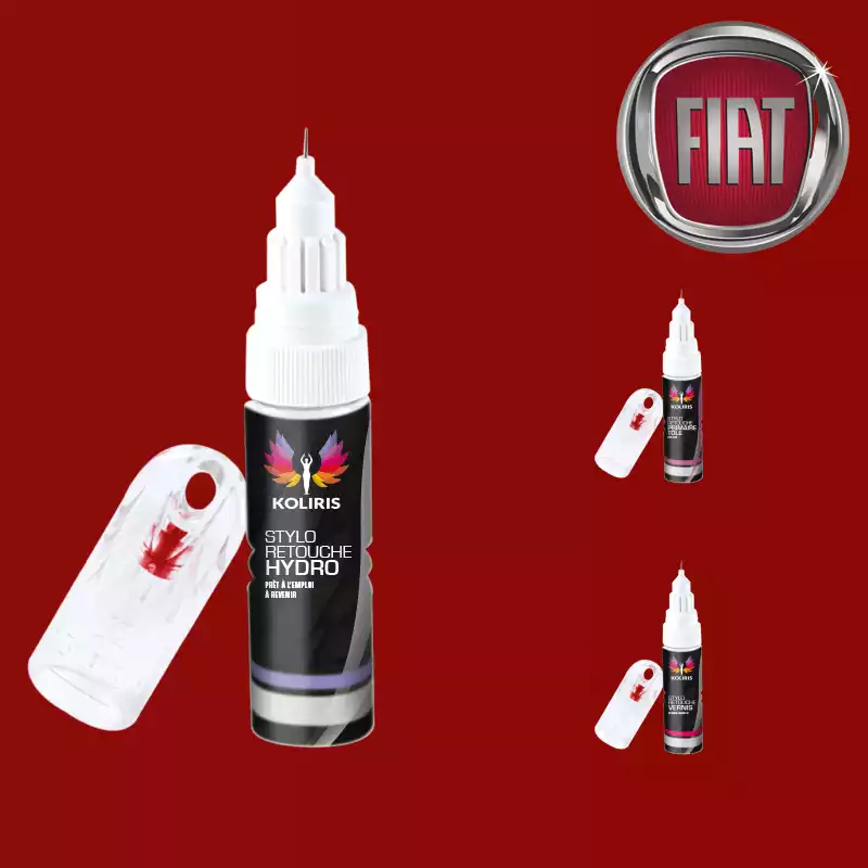 Pack 3 stylos de retouche voiture Fiat 20ml