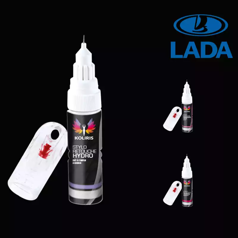 Pack 3 stylos de retouche voiture Lada 20ml