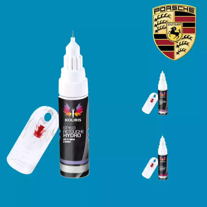 Pack 3 stylos de retouche voiture Porsche 20ml