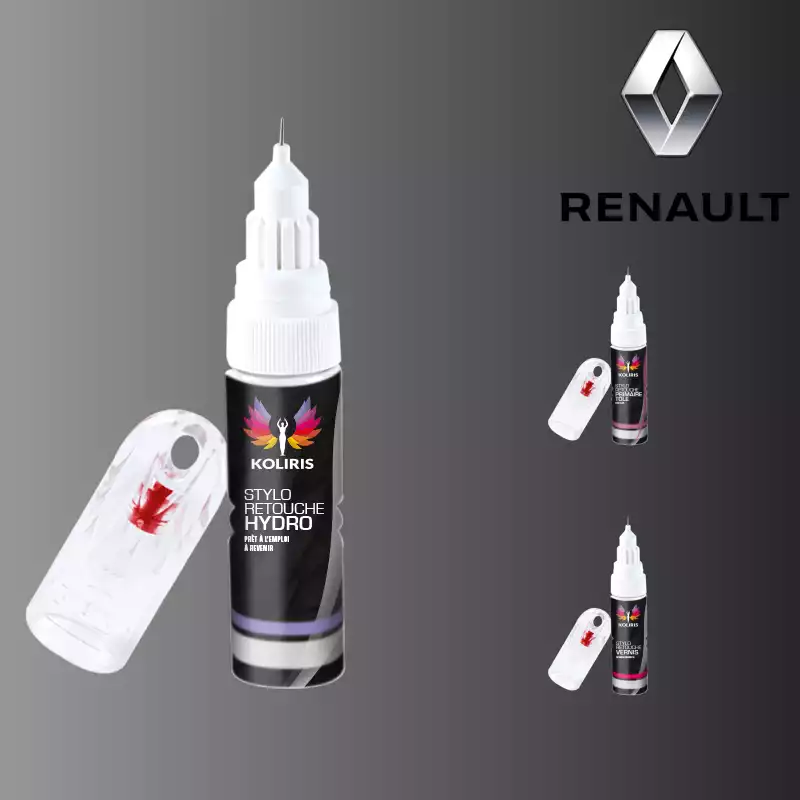 Pack 3 stylos de retouche voiture Renault 20ml