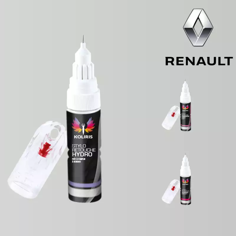 Pack 3 stylos de retouche voiture Renault 20ml