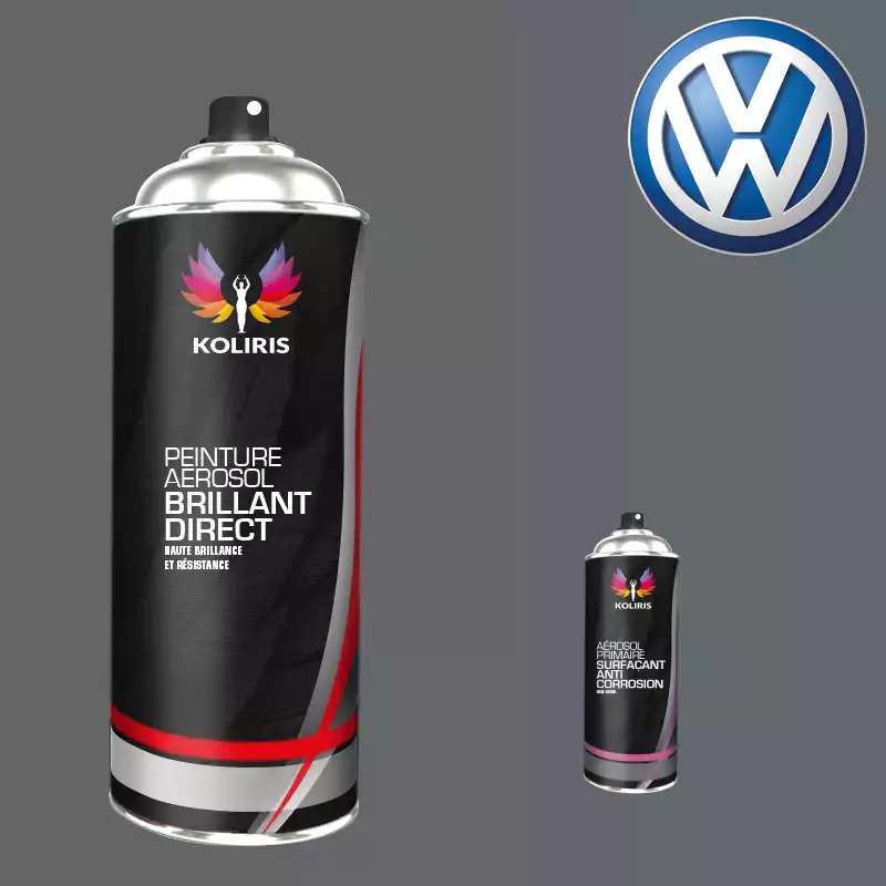 Pack 2 aérosols peinture voiture 1K brillant Volkswagen 400ml