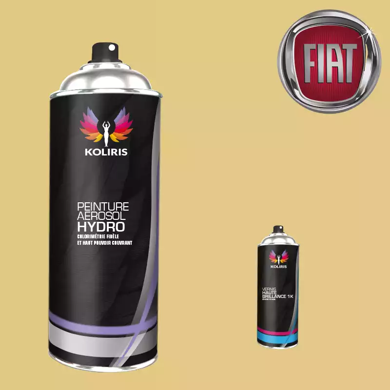 Pack 2 aérosols peinture voiture hydro Fiat 400ml