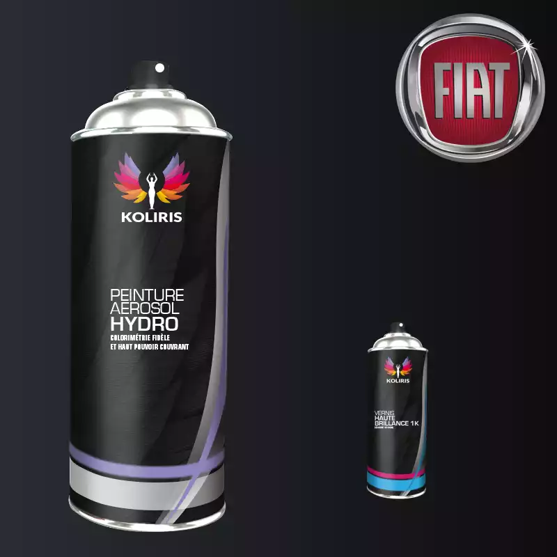 Pack 2 aérosols peinture voiture hydro Fiat 400ml