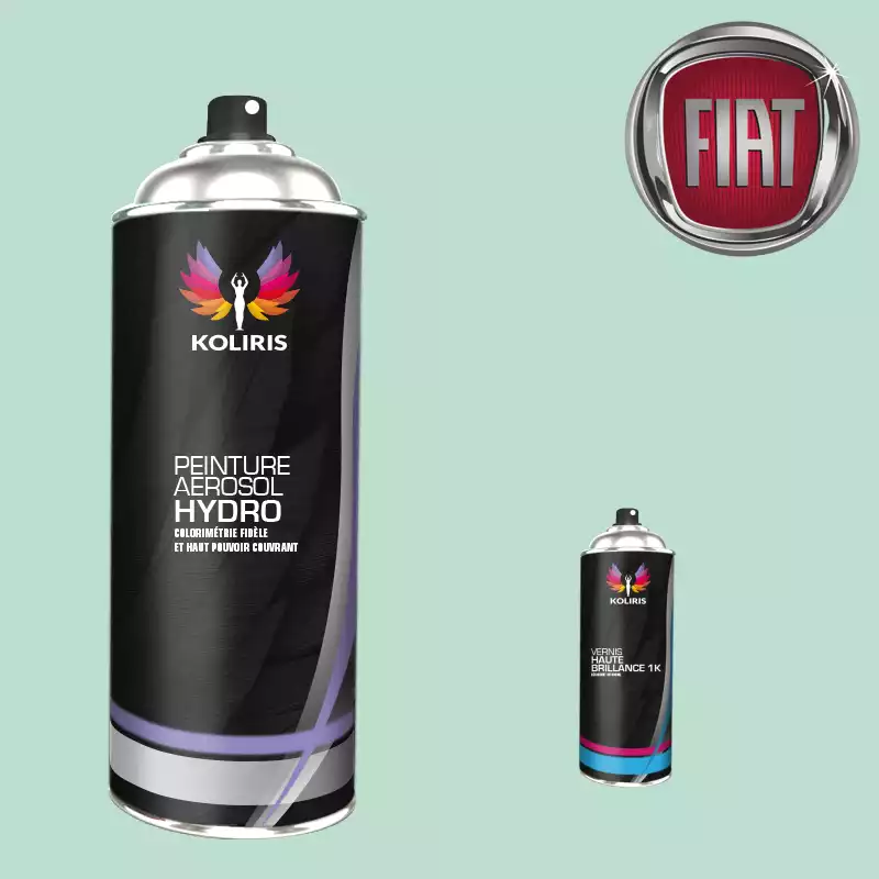 Pack 2 aérosols peinture voiture hydro Fiat 400ml