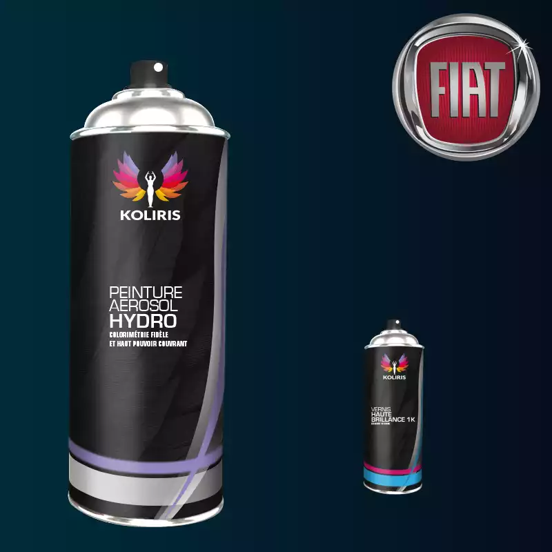 Pack 2 aérosols peinture voiture hydro Fiat 400ml