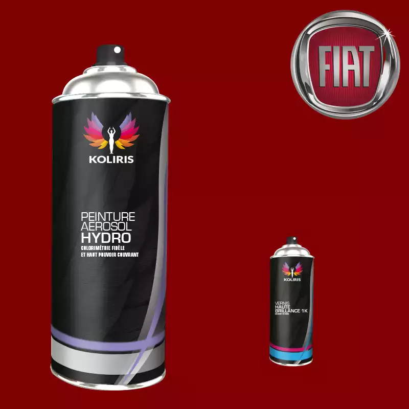 Pack 2 aérosols peinture voiture hydro Fiat 400ml