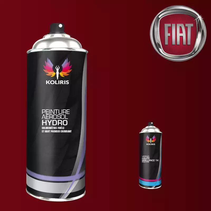 Pack 2 aérosols peinture voiture hydro Fiat 400ml