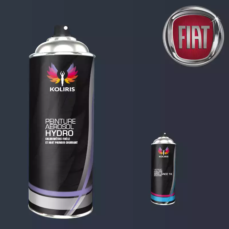 Pack 2 aérosols peinture voiture hydro Fiat 400ml