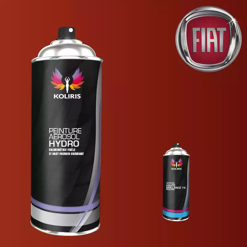 Pack 2 aérosols peinture voiture hydro Fiat 400ml
