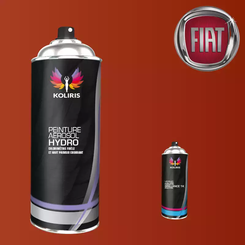 Pack 2 aérosols peinture voiture hydro Fiat 400ml