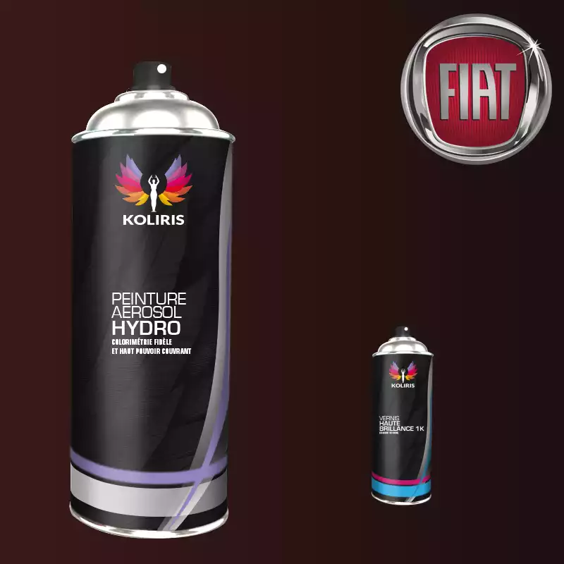 Pack 2 aérosols peinture voiture hydro Fiat 400ml