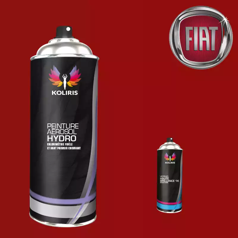 Pack 2 aérosols peinture voiture hydro Fiat 400ml