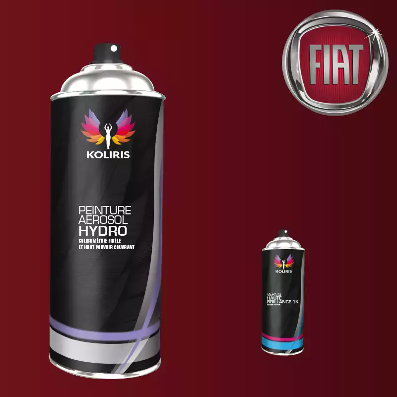 Pack 2 aérosols peinture voiture hydro Fiat 400ml