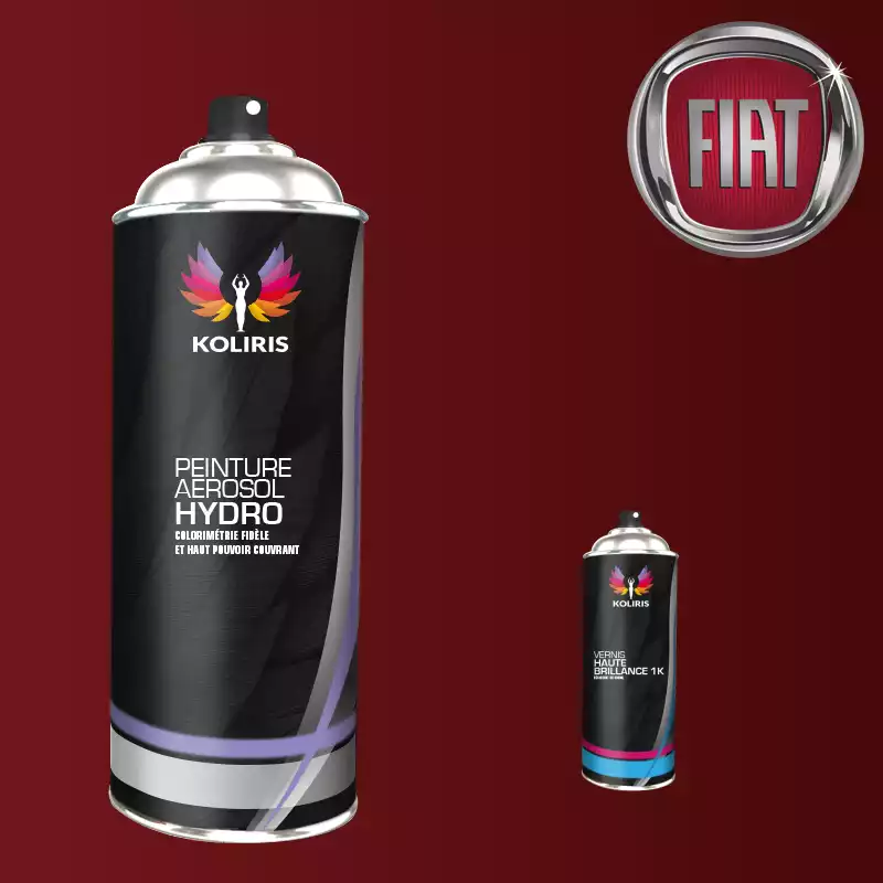 Pack 2 aérosols peinture voiture hydro Fiat 400ml