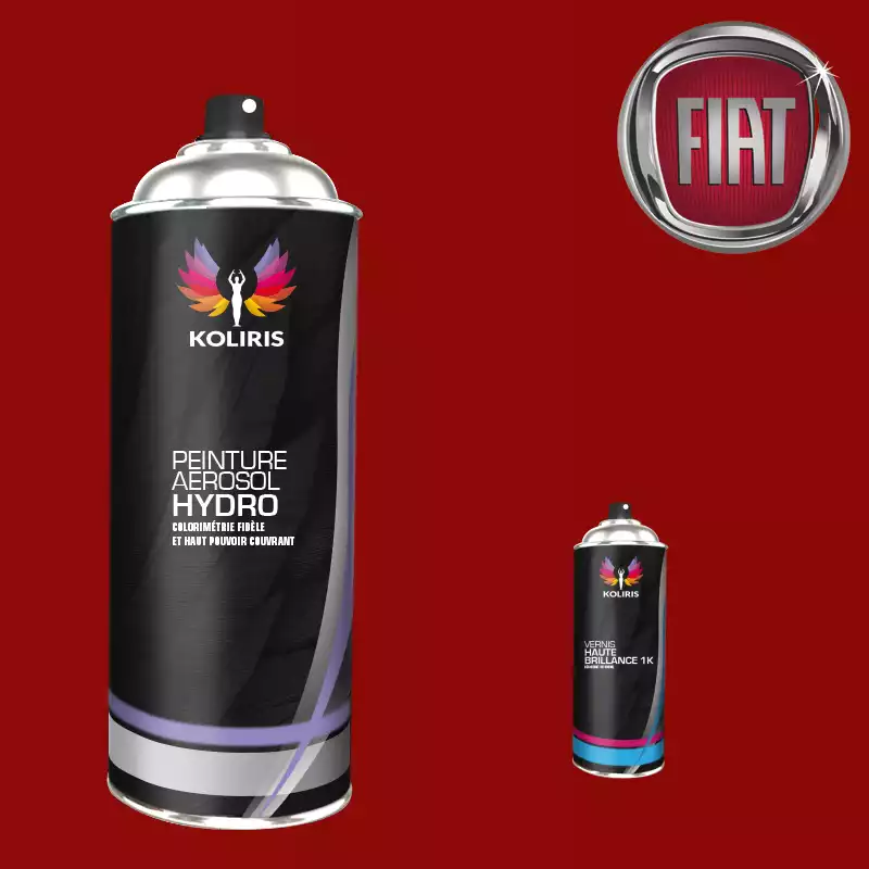 Pack 2 aérosols peinture voiture hydro Fiat 400ml
