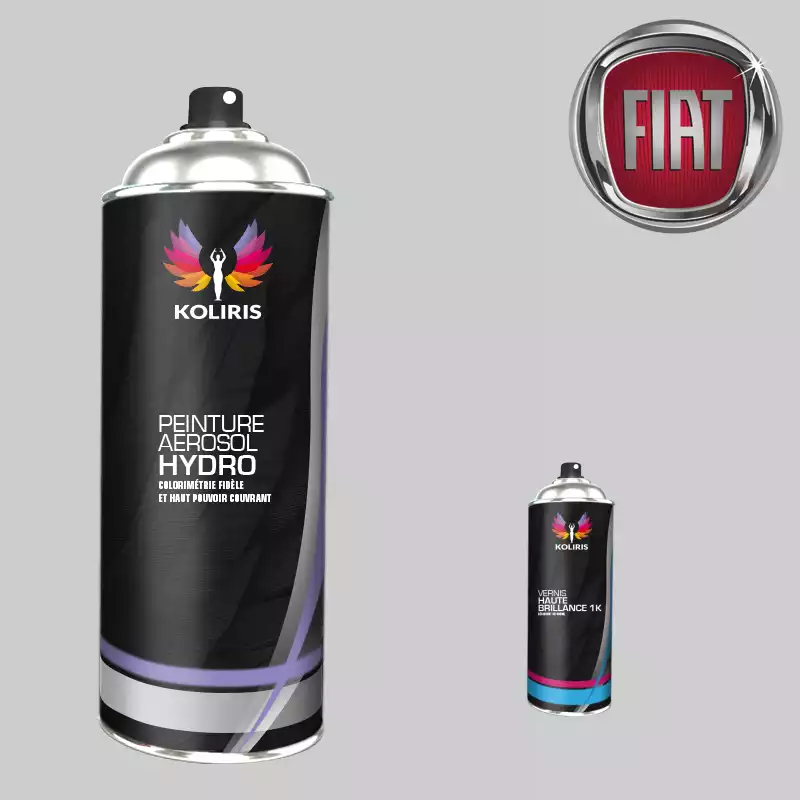 Pack 2 aérosols peinture voiture hydro Fiat 400ml