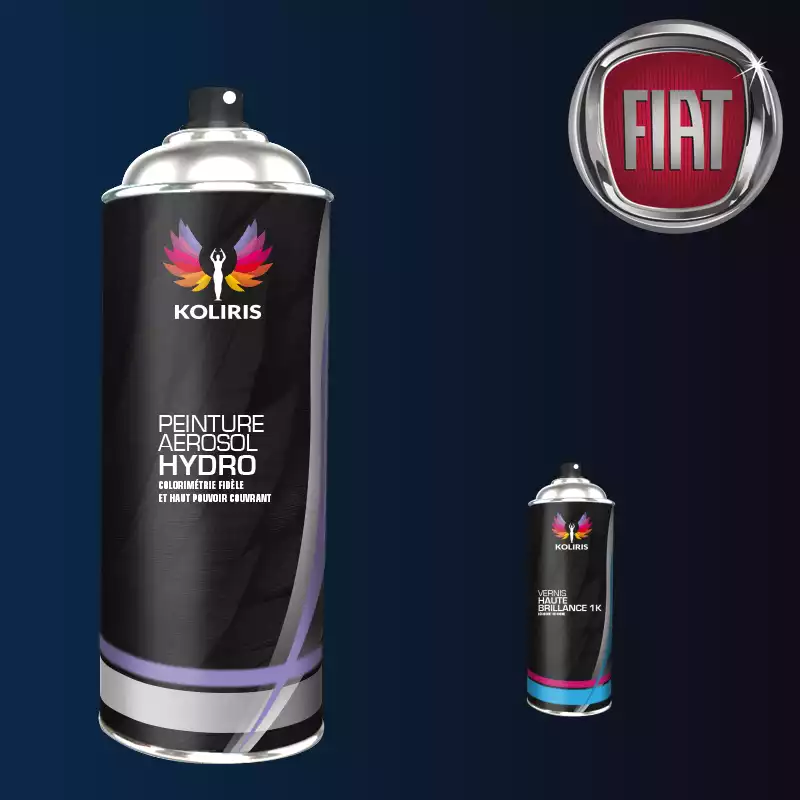 Pack 2 aérosols peinture voiture hydro Fiat 400ml