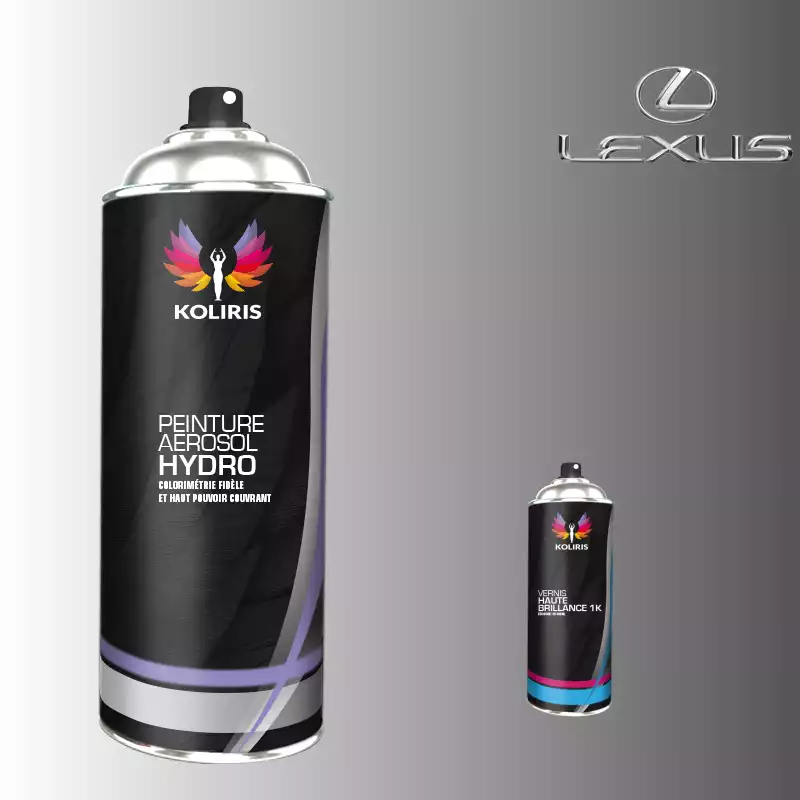 Pack 2 aérosols peinture voiture hydro Lexus 400ml