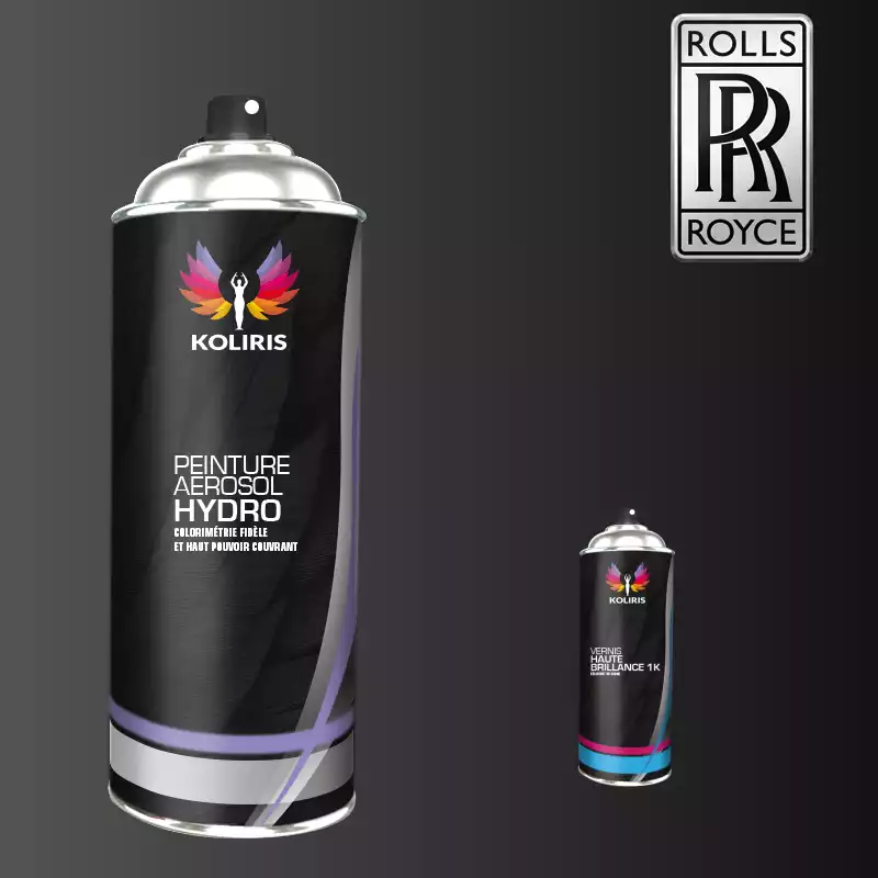 Pack 2 aérosols peinture voiture hydro Rolls Royce 400ml