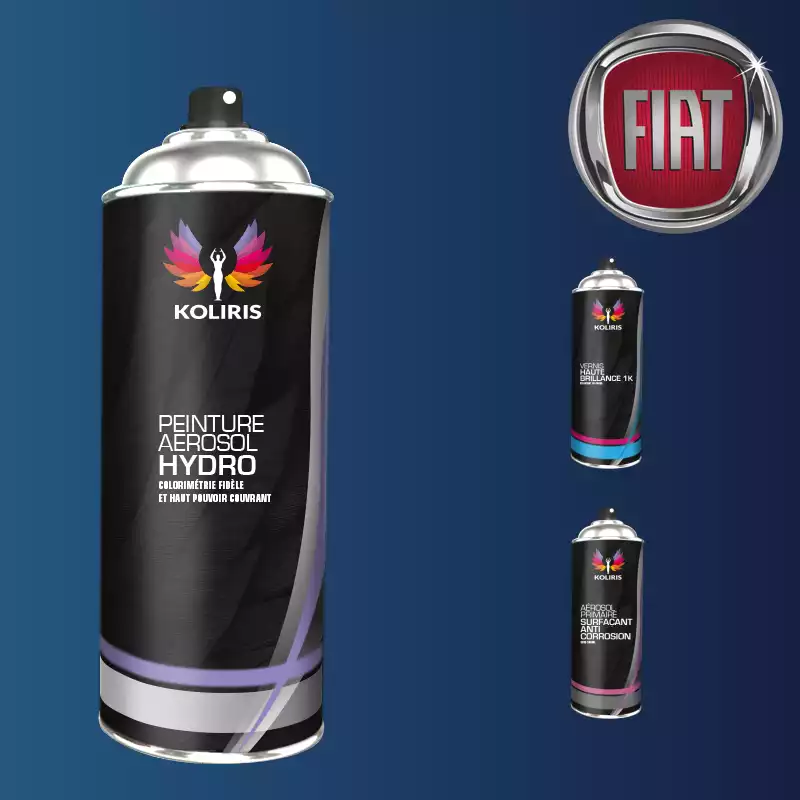 Pack 3 aérosols peinture voiture hydro Fiat 400ml