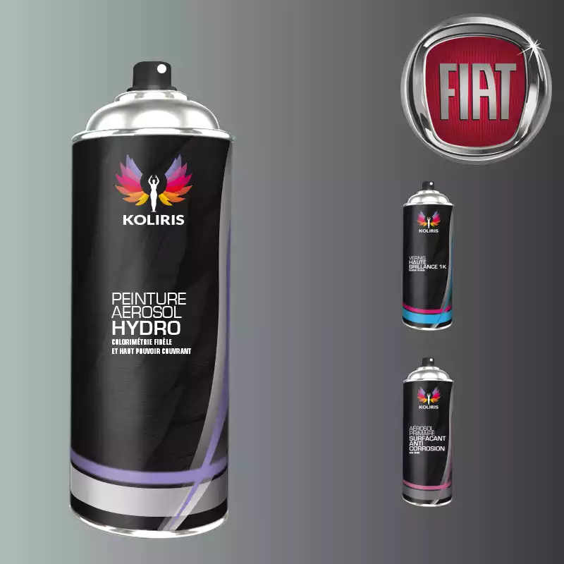 Pack 3 aérosols peinture voiture hydro Fiat 400ml