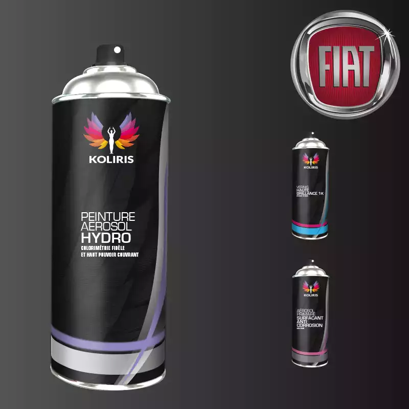 Pack 3 aérosols peinture voiture hydro Fiat 400ml