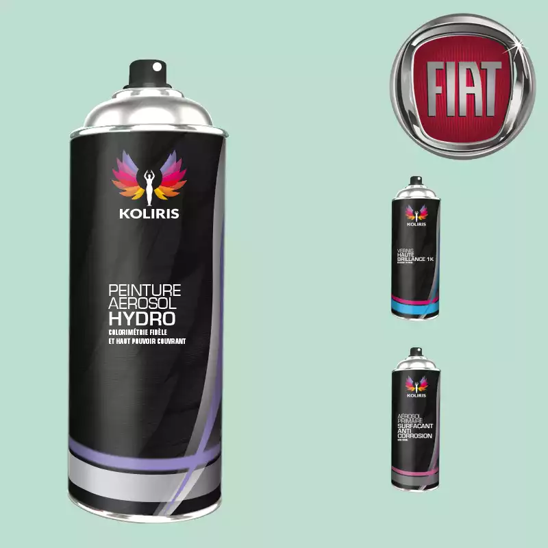 Pack 3 aérosols peinture voiture hydro Fiat 400ml