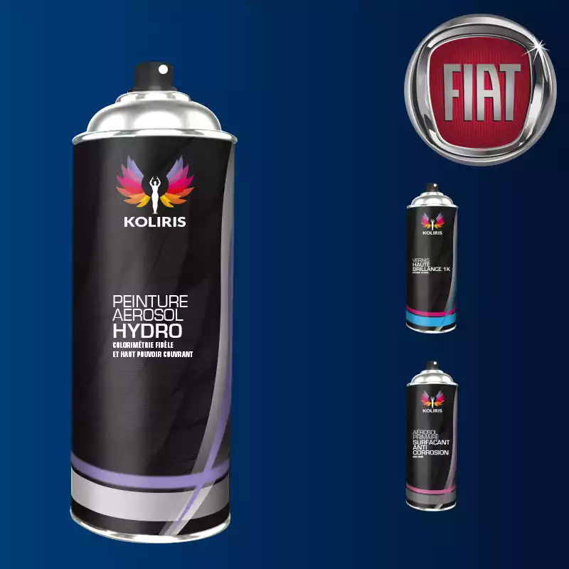 Pack 3 aérosols peinture voiture hydro Fiat 400ml