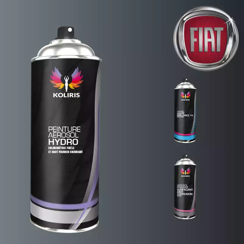 Pack 3 aérosols peinture voiture hydro Fiat 400ml