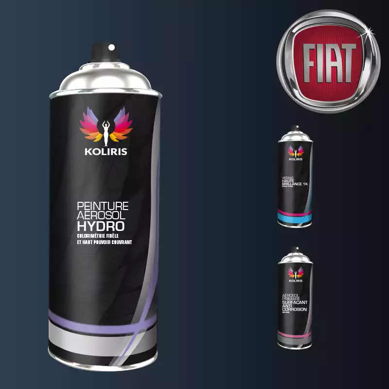 Pack 3 aérosols peinture voiture hydro Fiat 400ml