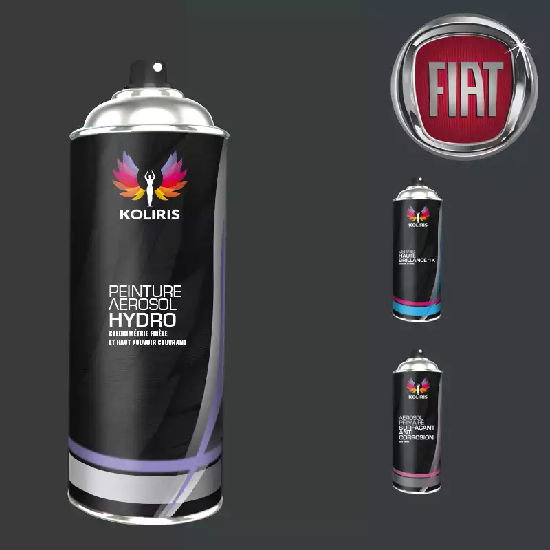 Pack 3 aérosols peinture voiture hydro Fiat 400ml