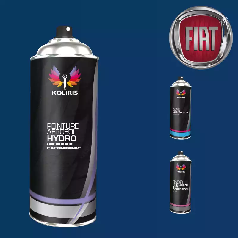 Pack 3 aérosols peinture voiture hydro Fiat 400ml