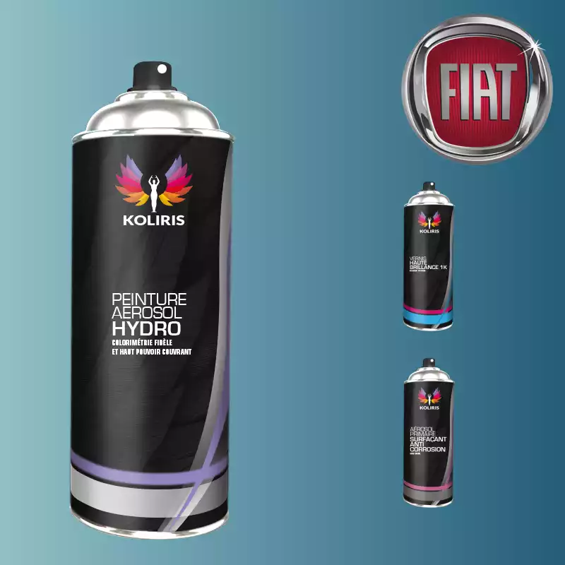 Pack 3 aérosols peinture voiture hydro Fiat 400ml