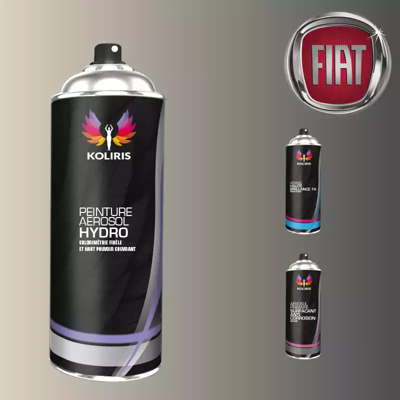 Pack 3 aérosols peinture voiture hydro Fiat 400ml